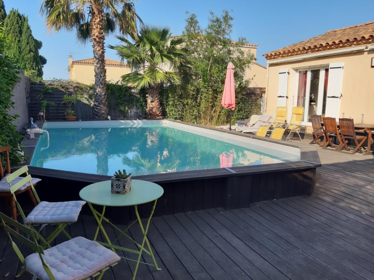 Chambres Calmes Dans Villa Perols Pret Parc Expo Arena 1Km Aeroport 3Km Gare Tgv 4Km Plages 5Km Carnon Palavas 外观 照片